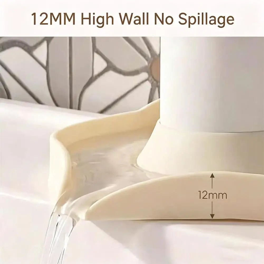 Silicone Faucet Mat Kitchen Sink Splash Guard Draining Pad Behind Qme