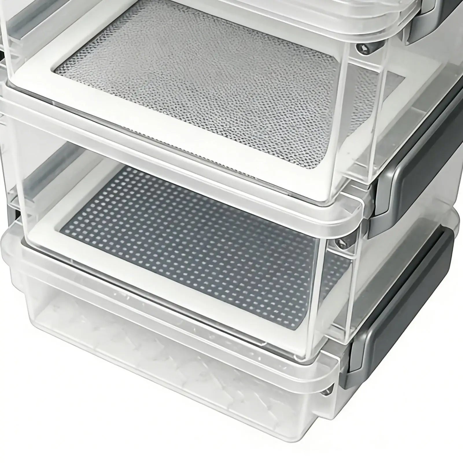Mealworm Breeding Kit 3-Layer Silkworm Feeder Bin Corn Worm Breeder Box for Pet Parents Animal Lovers Keepers Breeders Hobbyists Qme