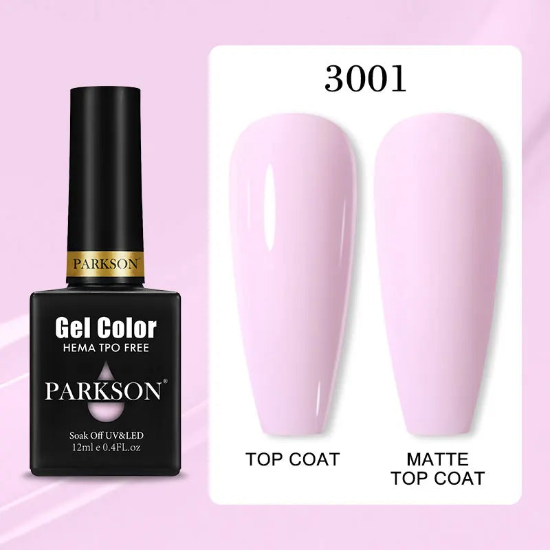 Parkson Colorful Nail Gel Polish Lacquer Soak Off UV LED Long Lasting