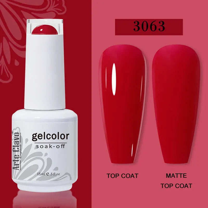 Arte Clavo Transparent Nude Pink Jelly Gel Nail Polish Semi Permanent