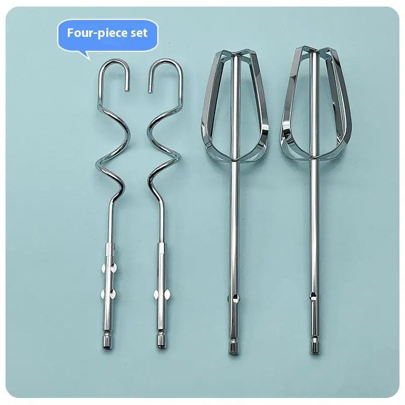 1 2 Electric Egg Beater Stirring Hook Stainless Steel Durable Qme C