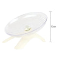 1Pc Pet Hamster Flying Saucer Exercise Squirrel Wheel Hamster Mouse Running Disc. Qme A3 White