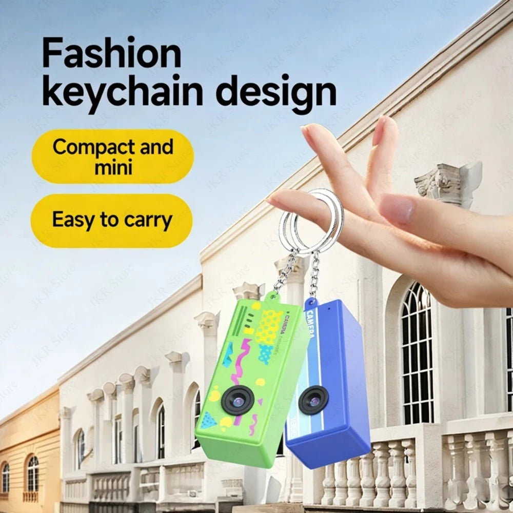 Light 1080P Keychain Mini Thumb Camera Portable Video Recorder Easy Carry For Daily Life Trip Outdoor Video Recording Qme