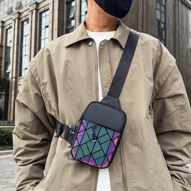 Universal Crossbody Small Bag Casual Rhombus Grid Shoulder Fashion Qme