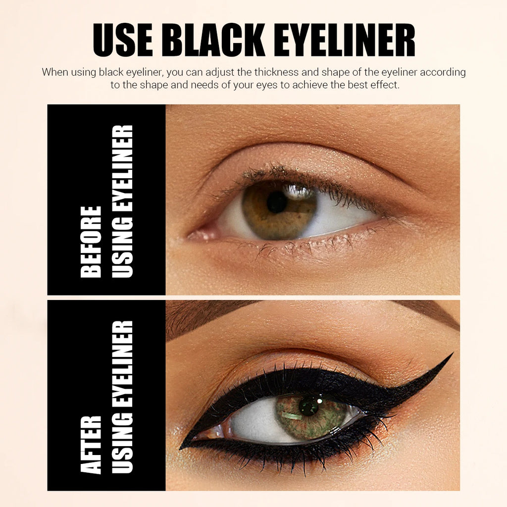 1 Pc Balck Eye Pencil, Natural Enlarge Your Eyes, Long-lasting, Create Perfect Eyeliner, for All Skin Types, Easy To Use Qme