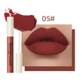 QIBEST 24 Colors Matte Liquid Lipstick Waterproof Long Lasting Velvet Red Lip Gloss Tint Makeup Cosmetic Lipsticks Lipglosses Qme 05
