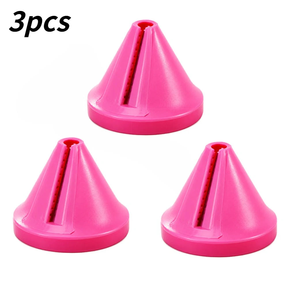 1/3/5Pcs Multifunctional Manual Rotating Spiral Peeler Veggie Fruit Shredder Grater For Potato Carrot Kitchen Prep Tool Qme rose red 3pcs