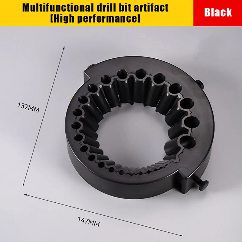 2 Multipurpose Drill Bit Sharpener Power Grinding Attachment Qme Black