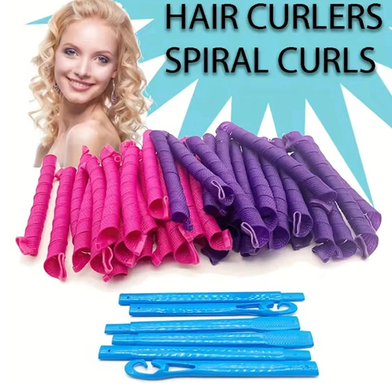 Heatless Hair Curlers Effortless Styling Hooks Safe Easy Use Without Qme