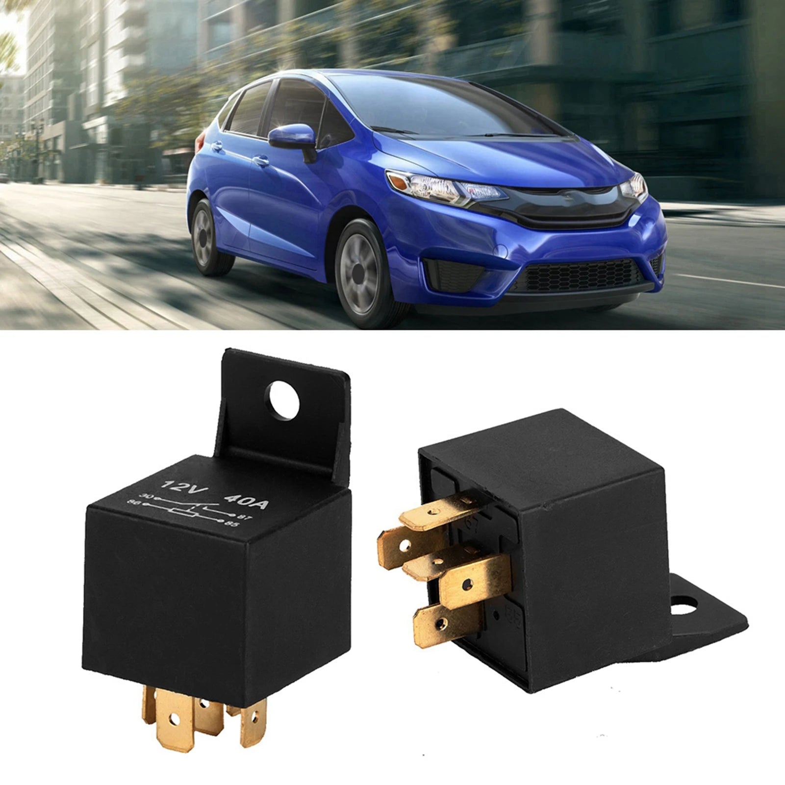 12V Relay 5 Pin 12V 30A/40A Weatherproof Waterproof Car Auto Relay Auto Relay Relay Car Relay Relay Qme