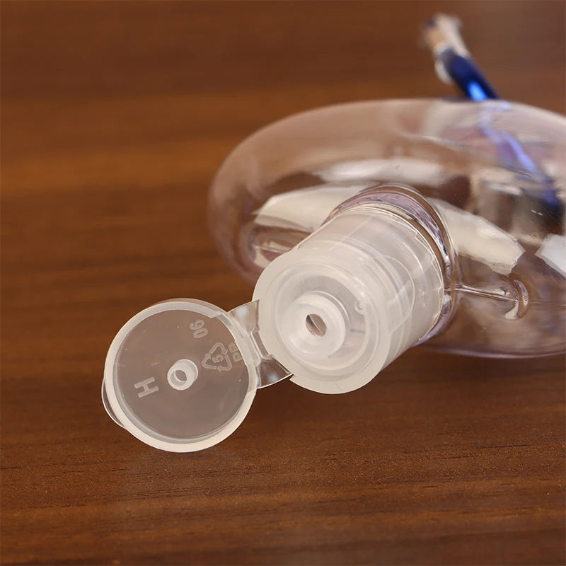 Travel Bottles Carabiner Hook Flip-cap Containers Lotion Perfume Qme