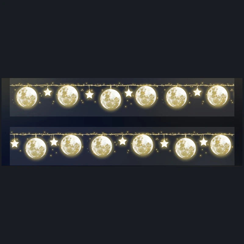 Tape 30mm*2m Small Star Lights PET Iridescent Tape - Handbook Stationery for DIY Handmade & Scrapbook Diary Decoration Qme 2