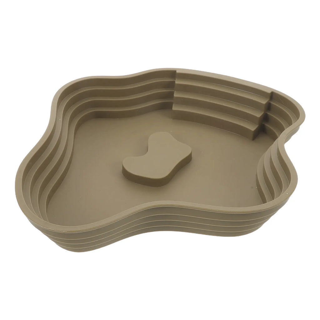 Extra Large Turtle Reptile Bathing Pool Stable Deep Soaking Tub Water Dish for Tortoise Hydration Indoor Outdoor Reptile Soak Qme