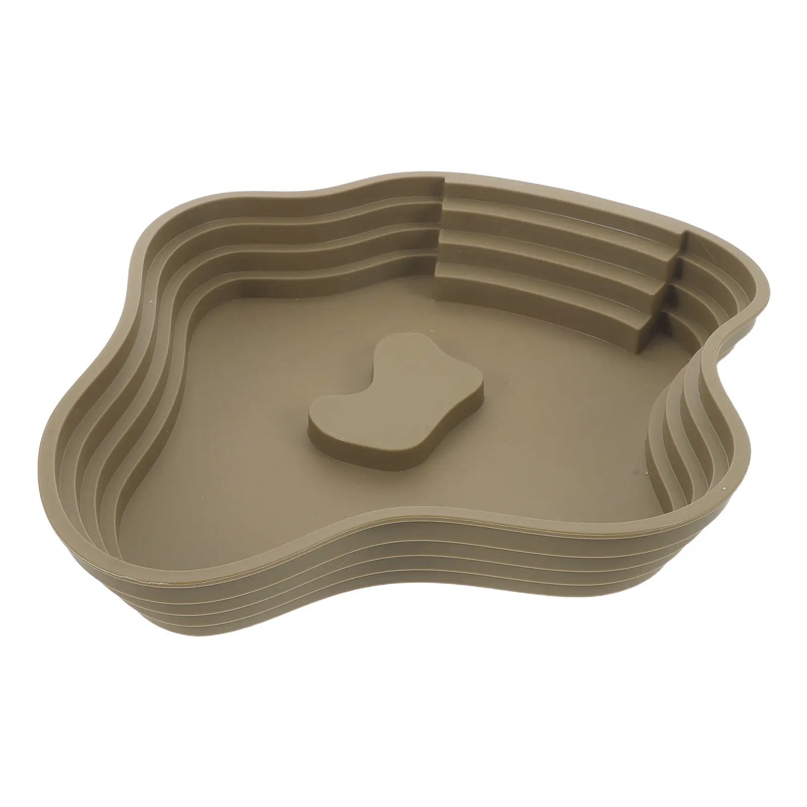 Extra Large Turtle Reptile Bathing Pool Stable Deep Soaking Tub Water Dish for Tortoise Hydration Indoor Outdoor Reptile Soak Qme