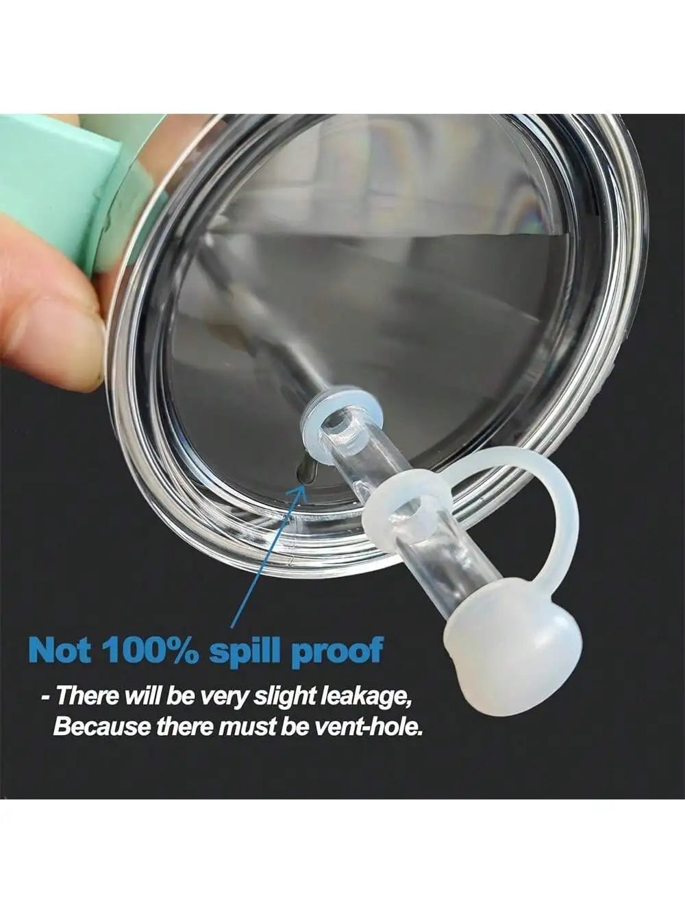 Silicone Spill Proof Plugs Compatible YETI Straw Cups Mug Accessories Qme