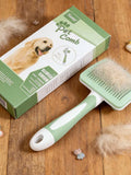 1 Pet Comb Needle Dog Cat Button Grooming Supplies Qme green