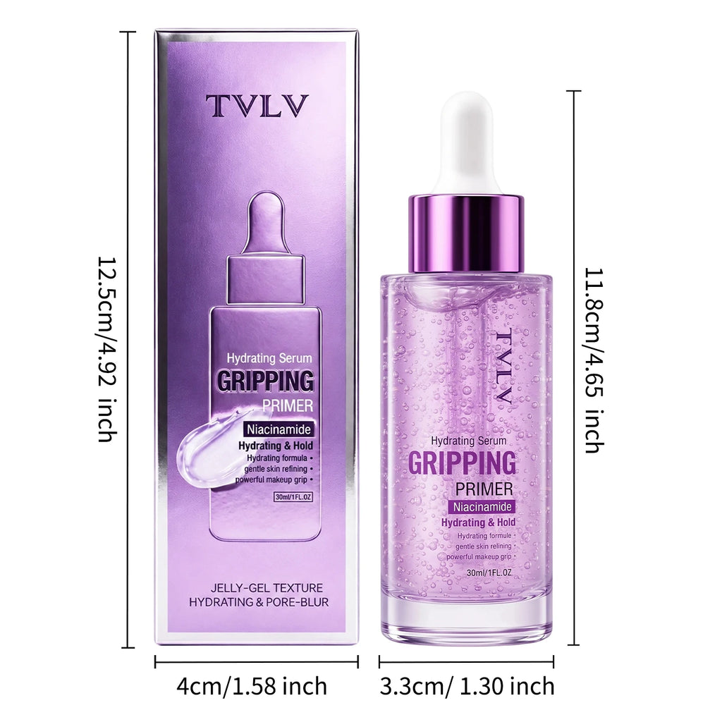 Hydrating Serum Gripping Primer Waterproof Sweat Proof Durable Qme