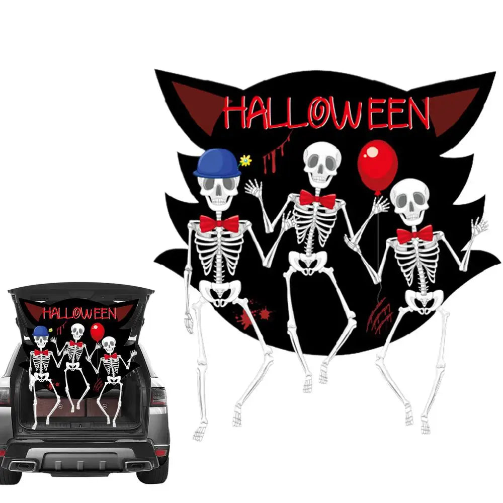 Haunted House Car Banner Auto Trunk Halloween Lightweight Material Qme C China Mainland