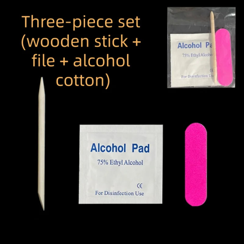 Reusable Nail Jelly Adhesive Tabs False Nail Glue Sticker Kit Press On Nail Application Tools Set DIY for Artificial Nails Qme 1pcs 4