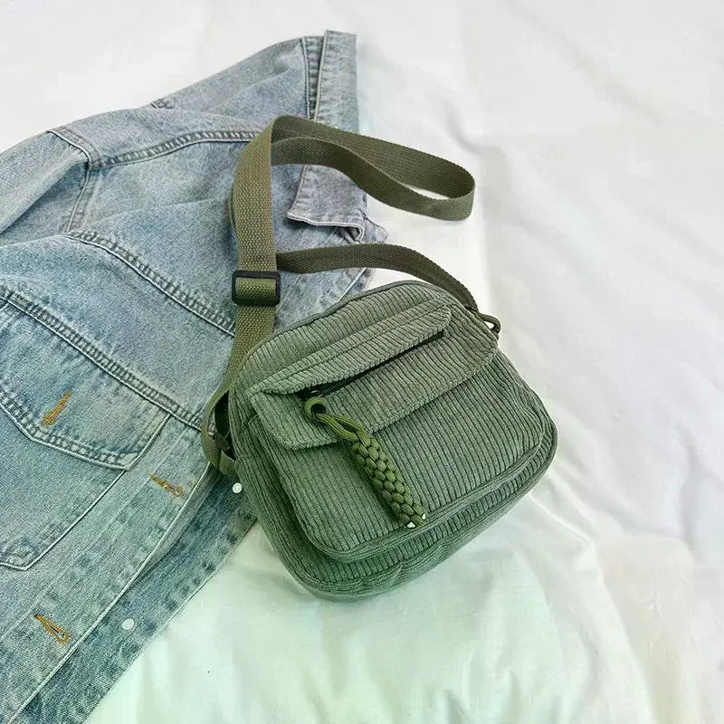 Crossbody Bag For Women Casual Style Zipper Closure Adjustable Strap Large Capacity Multi Pockets Messenger Bags Shoulder Purse Qme