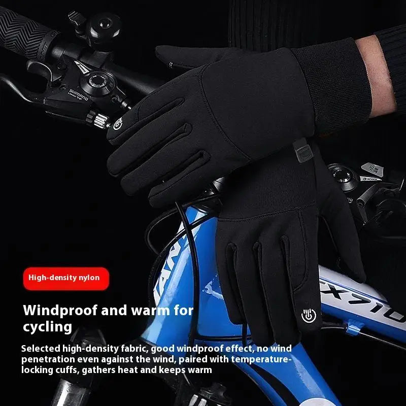 1Pair Winter Gloves Men Women-waterproof Thermal Glove Cold Weather Qme