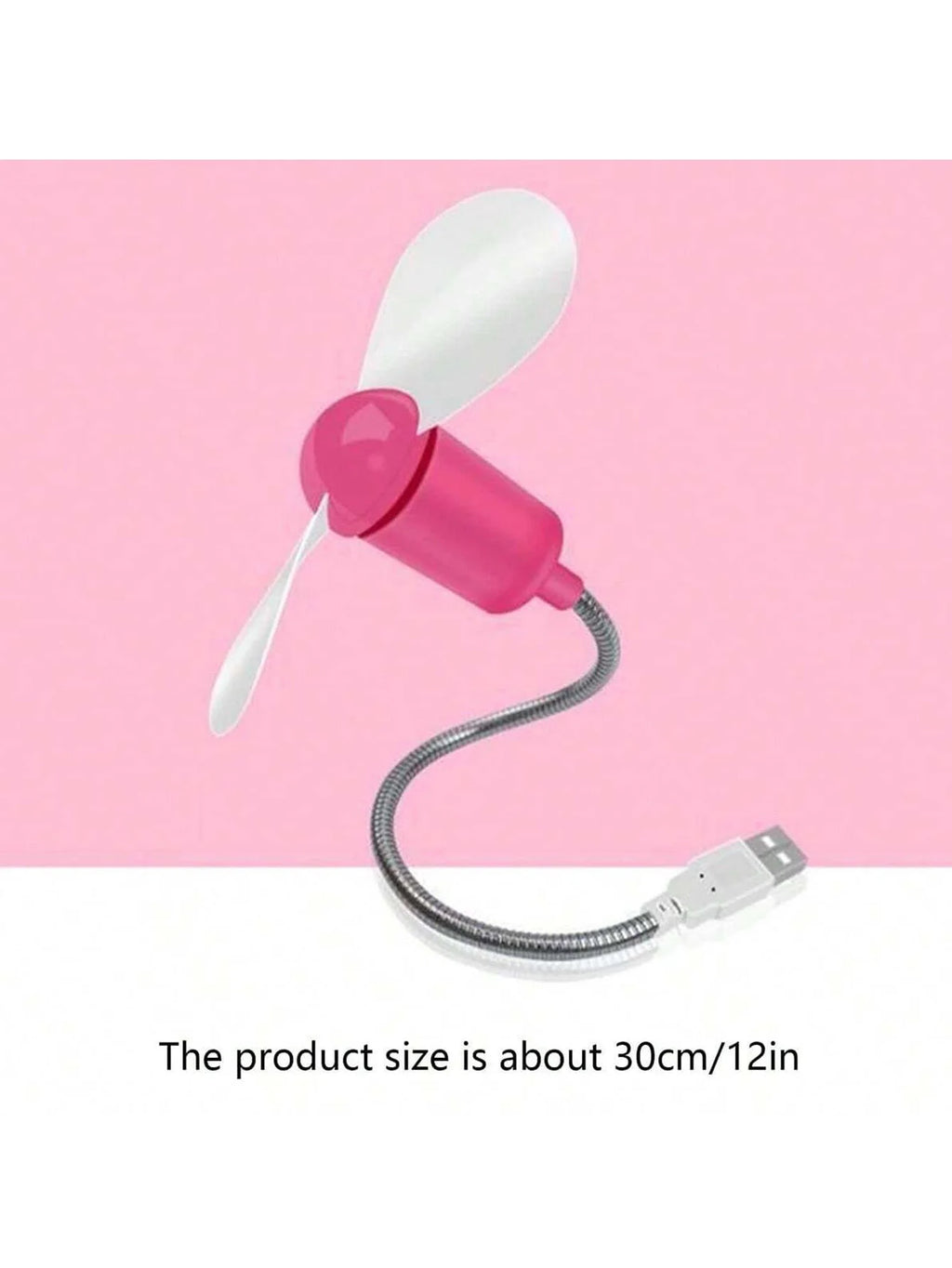 Portable Flexible Silent High-wind USB Mini Fan Notebook Power Bank Qme