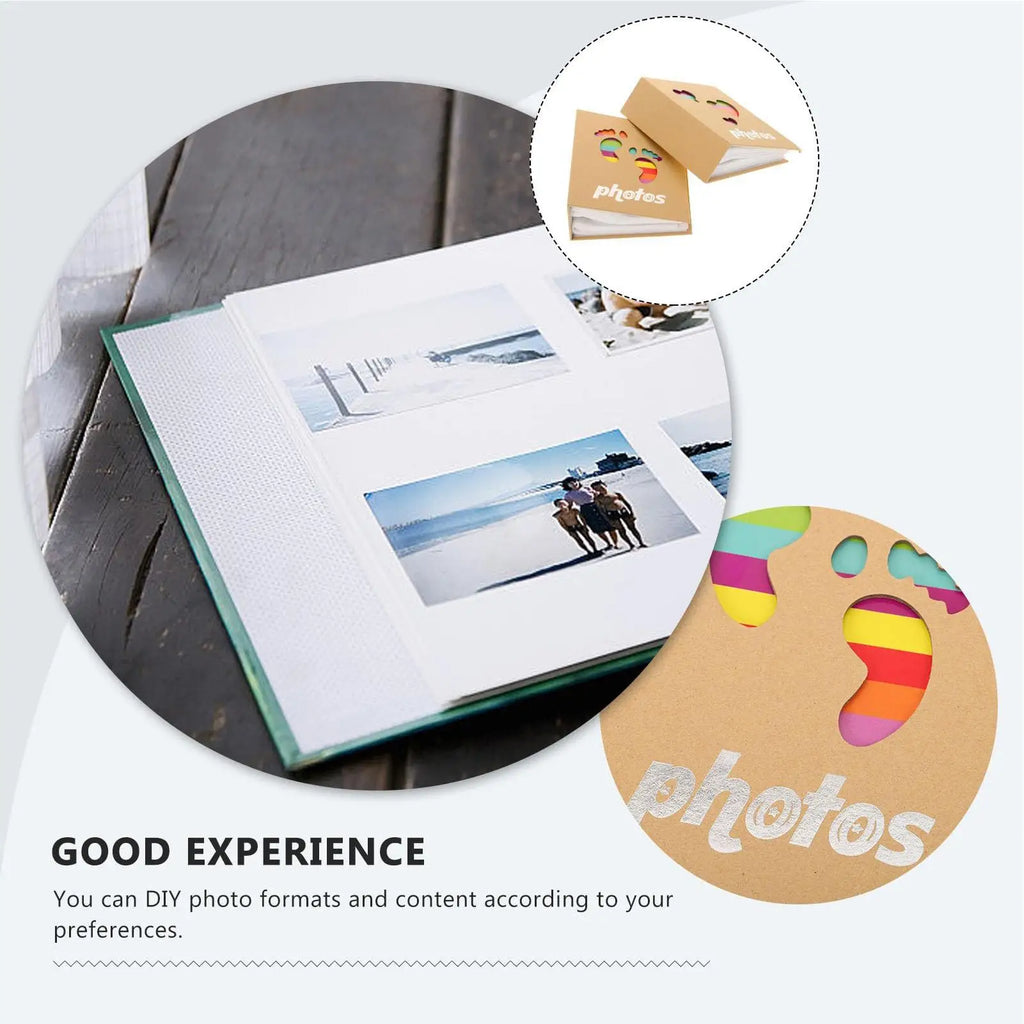 Young Kids Photo Book Heart Pattern Collectible Keepsake Memory Qme