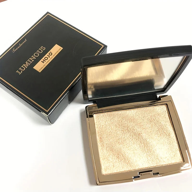 Highlighter, Natural Stereo, Long-Lasting Glow, Glitter Delicate and Velvety Texture, Easy to Mix and Apply, Nose Shadow Contour Qme