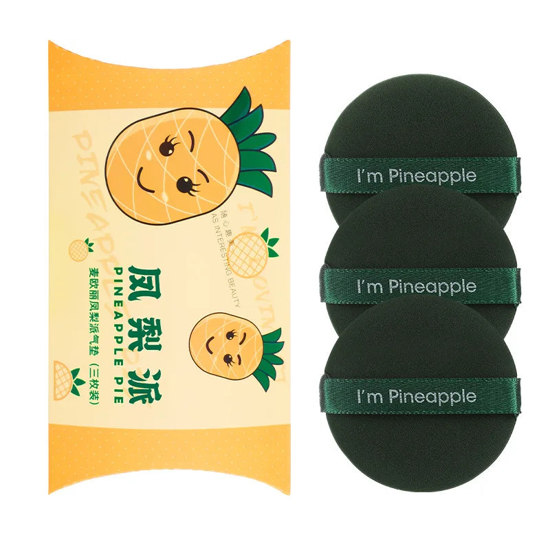 3/7Pcs Makeup Cosmetic Puff Makeup Sponge Soft Foundation Powder Sponge Puff Beauty Tools for Women Make Up Accessories Qme Green 3PCS Round
