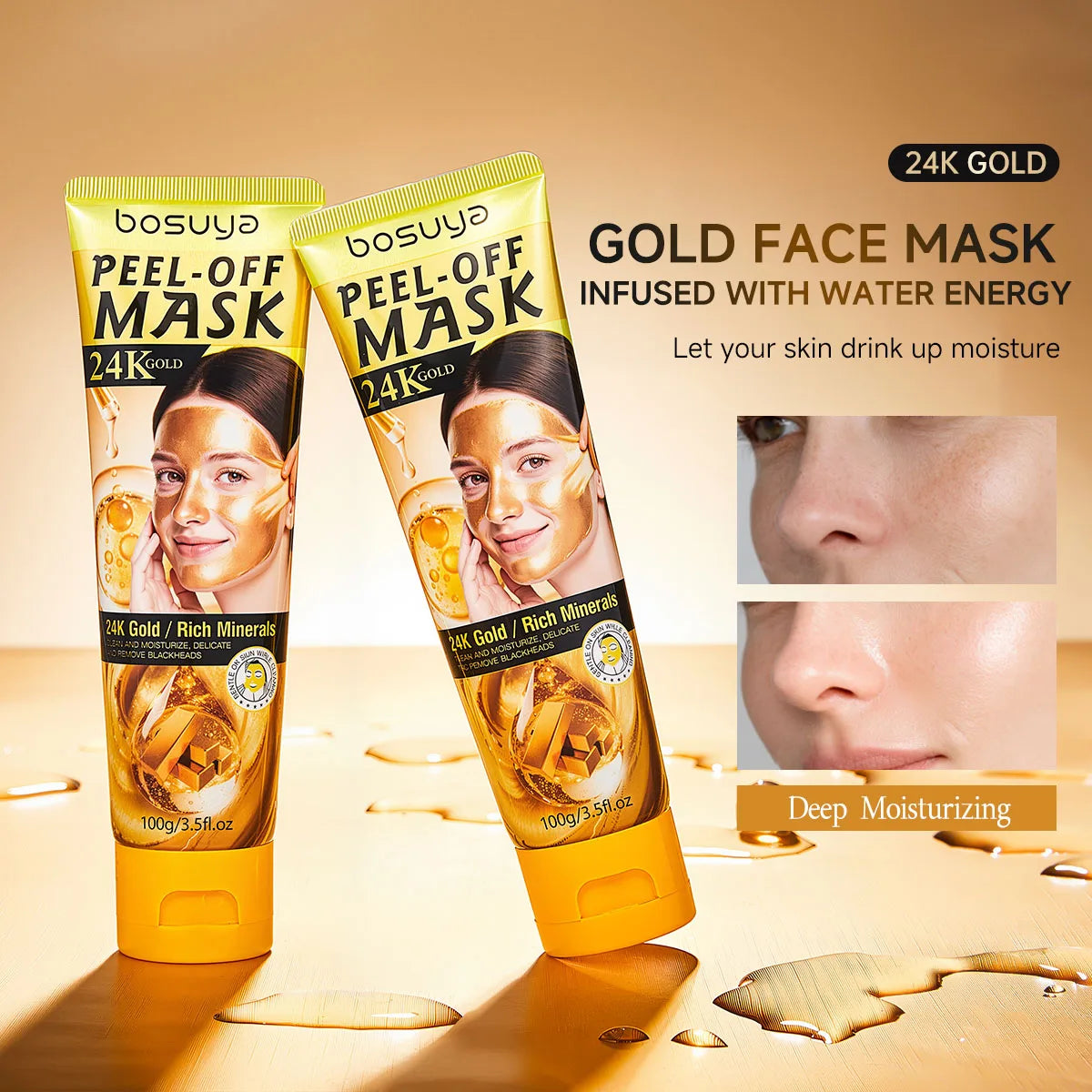 Tear Facial Mask Clean Control Oil Pores Moisturize Deeply Nourish Qme