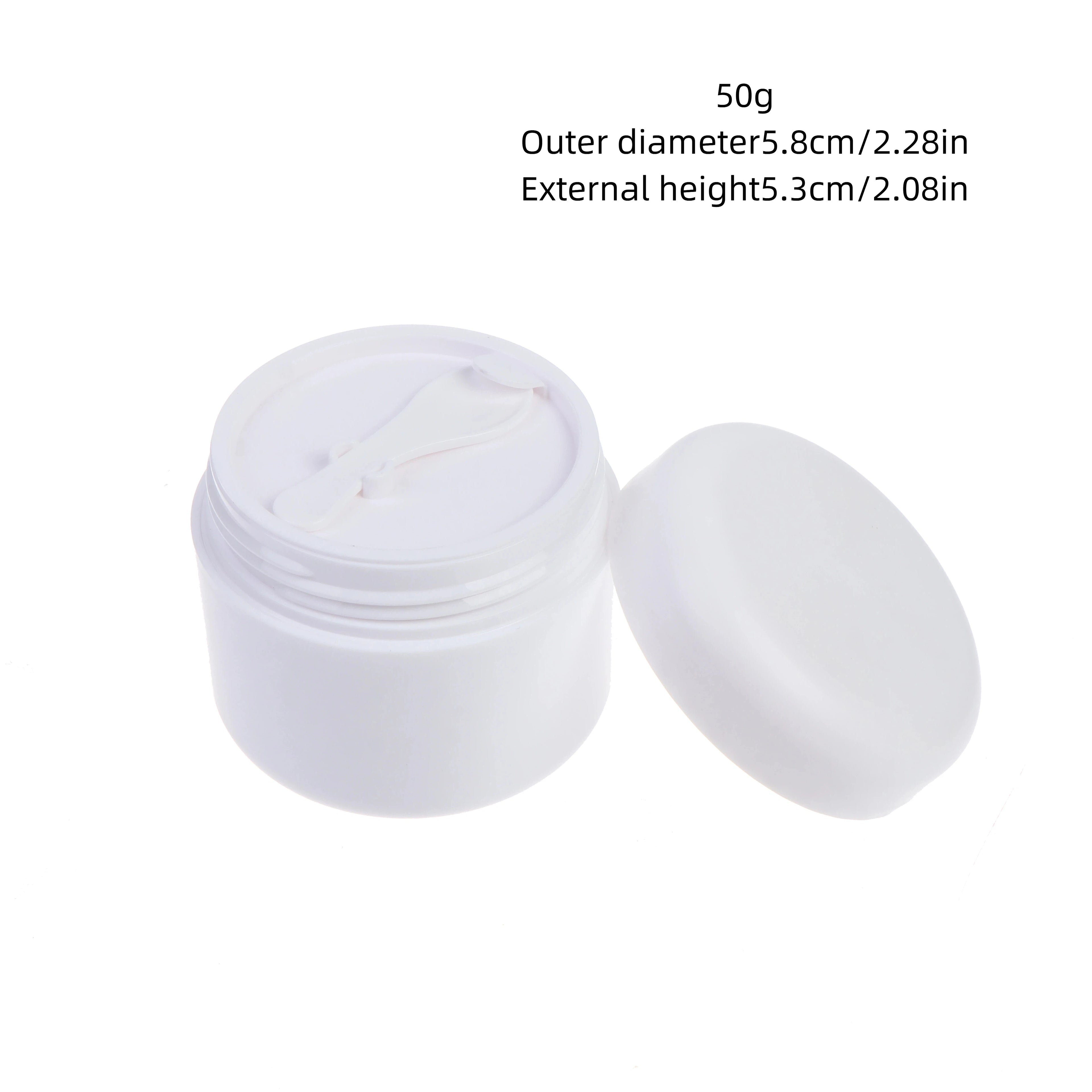 Refillable Empty Cosmetic Jar 50 100 Travel Face Cream Lotion Pot Qme 50g