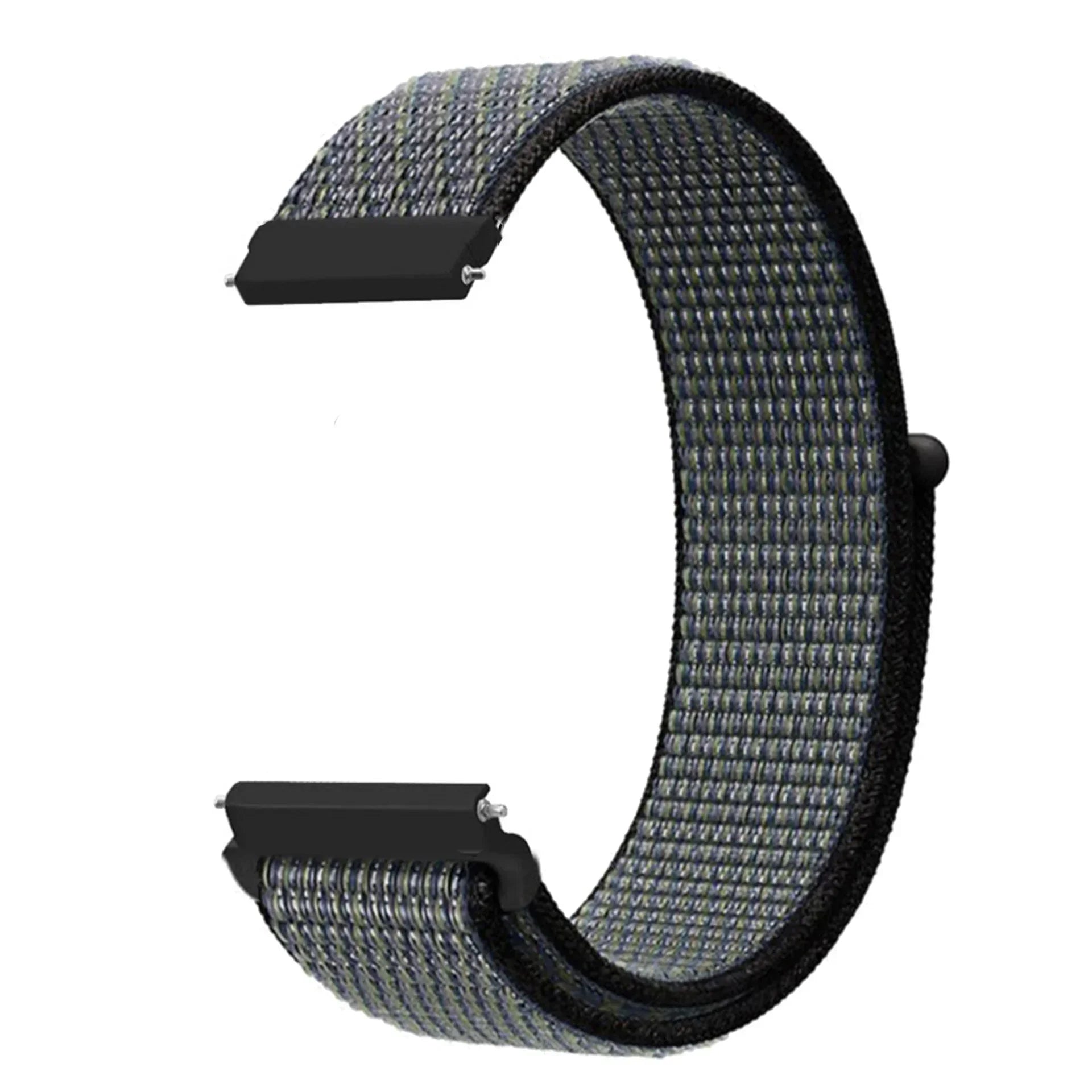 Sport Nylon Loop For COROS PACE 3 2/APEX 2 Pro/APEX Pro Wristband For COROS APEX 2 Pro 46mm 42mm Bracelet 20mm 22mm Watch Strap Qme Indigo-Lime 22mm Width