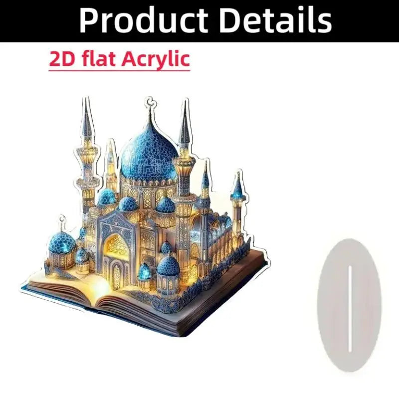 Arabic Architecture Camel Statue Figurine Home Office Desk Ornament