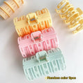 Plastic Volumizing Bangs Hair Clips Lazy Fluffy Root Curling Hair Clamp No Heat Hair Styling Tool Women Hair Accessory Qme Random color 9pcs