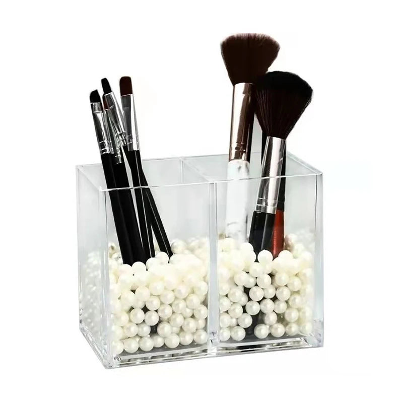 Pencil Brush Holder Organizer Containers Storage Box Cosmetics Makeup Qme