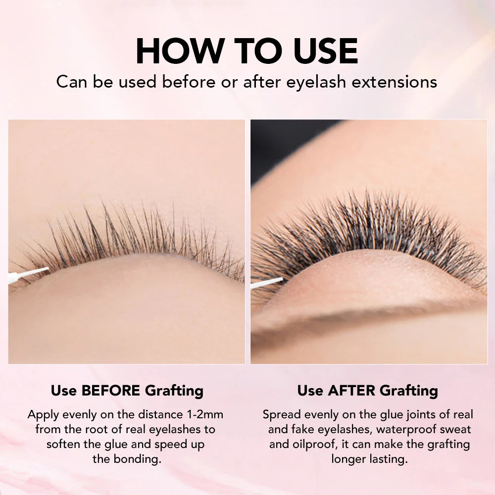 NATUHANA Bonder Fixing Agent Eyelashes Extensions Primer Long Last Qme
