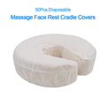 Headrest Covers Fitted Disposable Massage Face Rest Cradle White Qme onesize