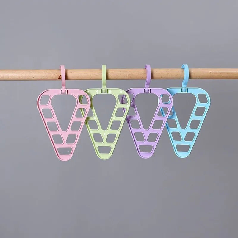 New 9-Hole Space-saving Magic Clothes Hanger Closet Organizer Multi-functional 360° Rotating Magic Hanger Drying Racks Qme