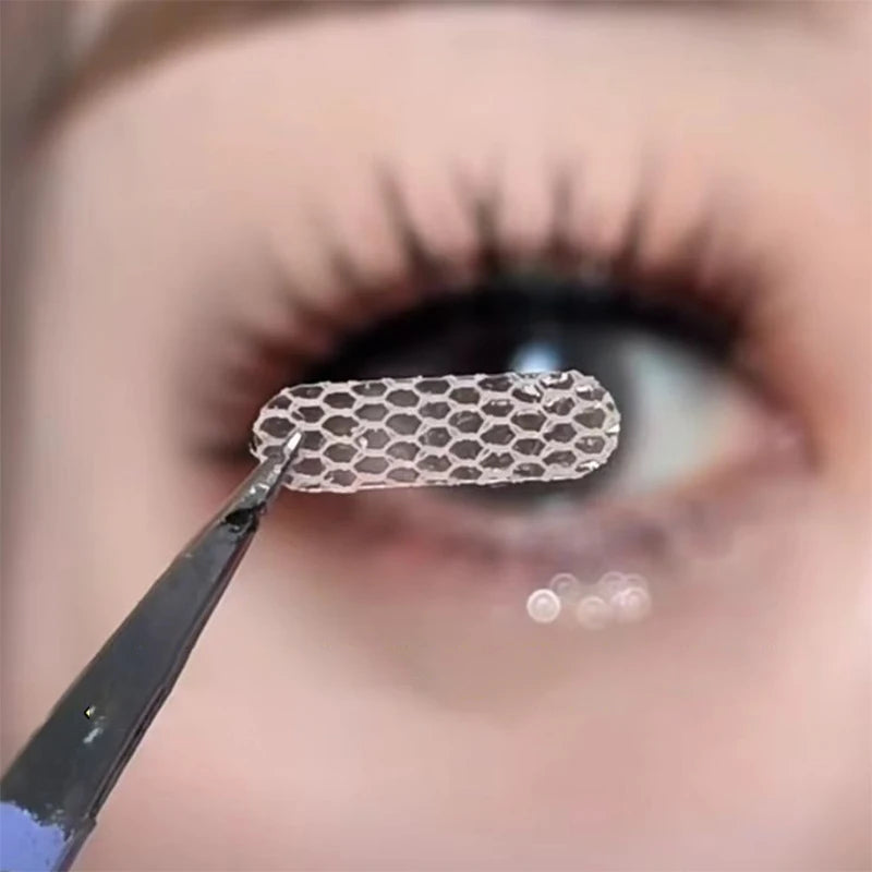Natural Eye-lift Self-adhesive Mesh-lace Eyelid Tapes Stickers Women Qme