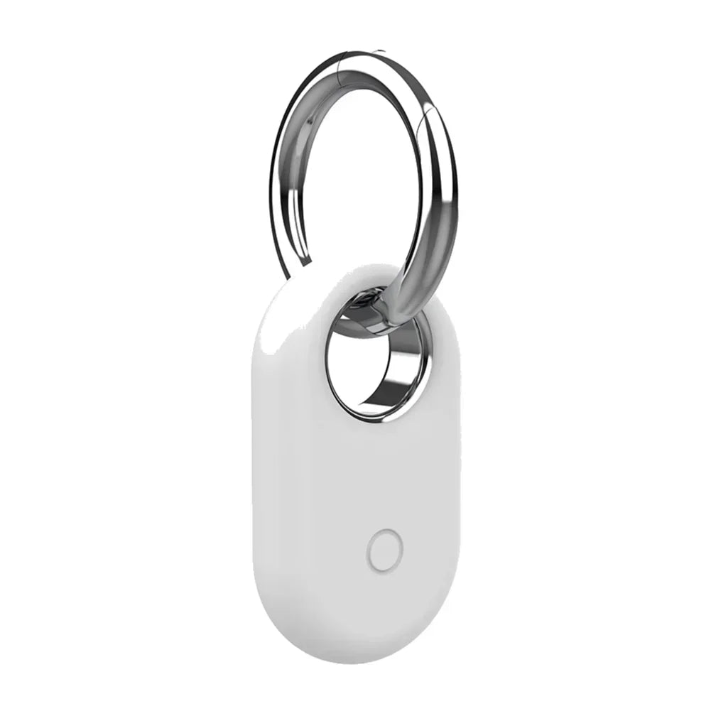 For Samsung Galaxy SmartTag 2 Locator Tracker Case Keychain Anti-Scratch Protective Skin Cover For Smart Tag Tracker Holder Qme 1PC White