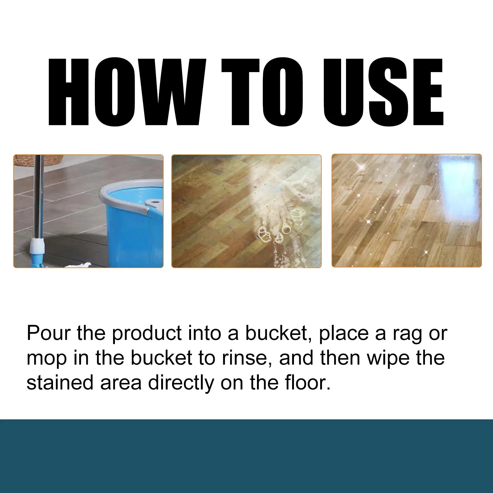 Floor Cleaning Agent Effectively Removing Stains Dust Quick Drying Prevent Slipping Repair Scratch Polishing Tile Cleaner Liquid Qme