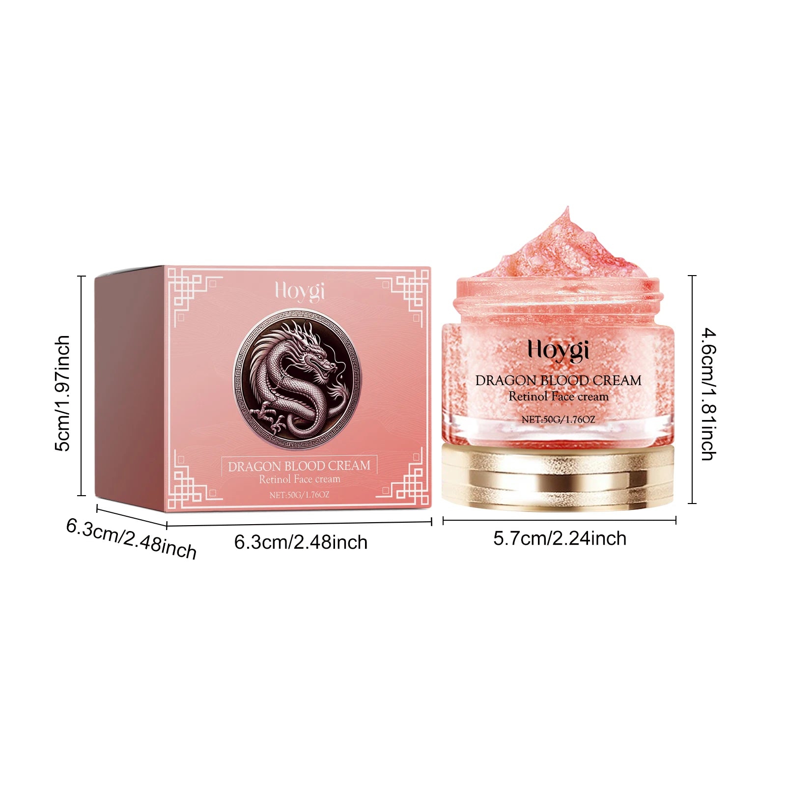 Dragon Blood Cream Smoothing Wrinkle Reducing & Contour Lifting Rejuvenation Moisturizing Nourishing Retinol Firming Face Cream Qme