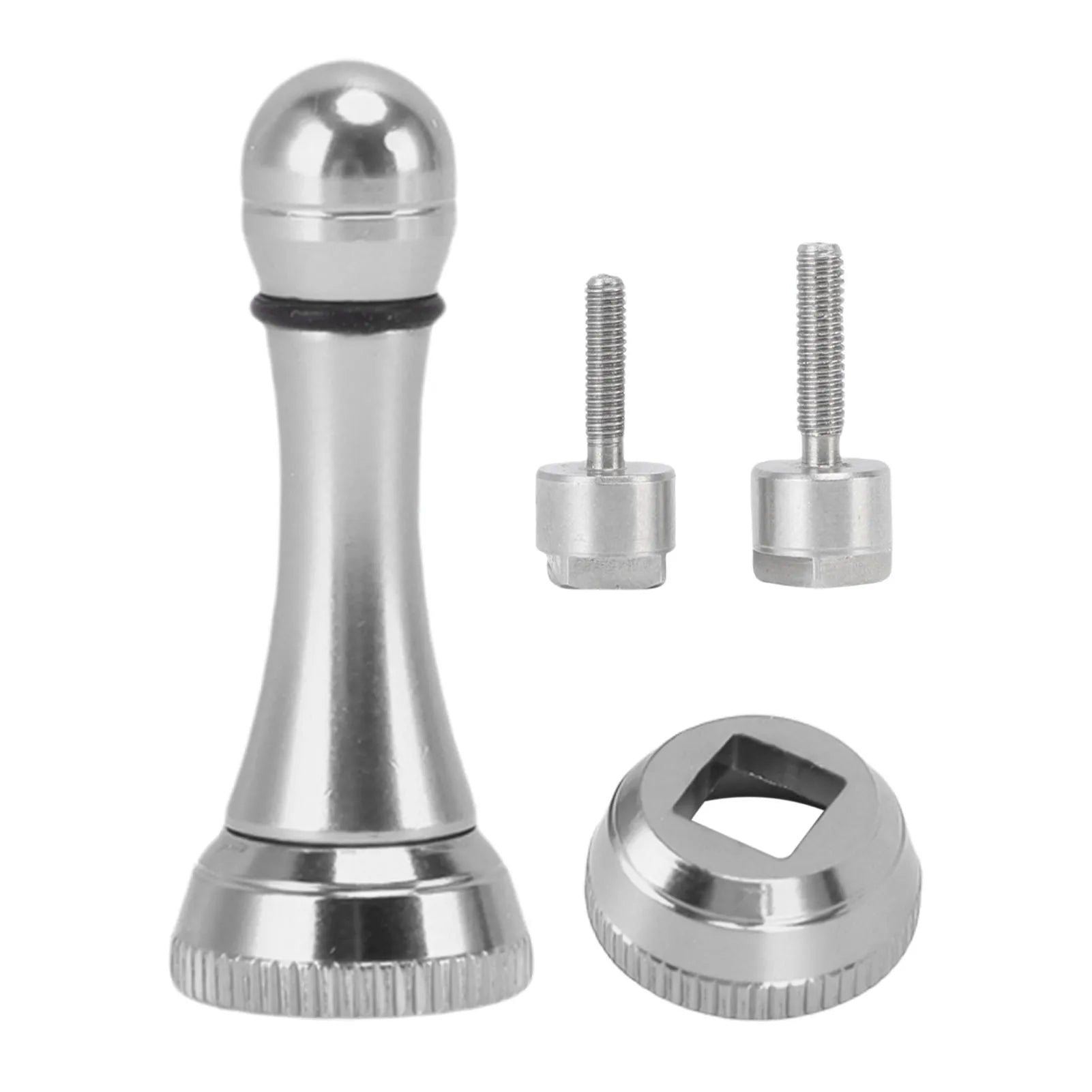 Fishing Reel Balance Weight Rod Fishing Reel Balance Rod Anti Collision Aluminum Alloy Weighted Balance Rod Fishing Accessory Qme Light Grey