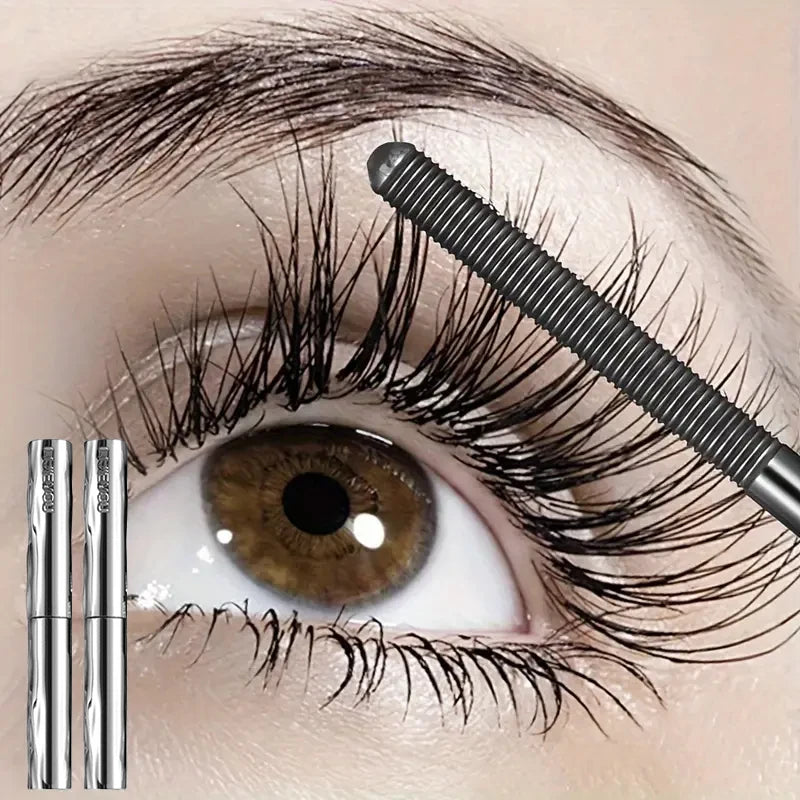 Steel Tube Mascara Waterproof Sweat-proof Formula Thickens Lengthens Qme