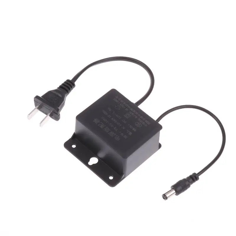 Waterproof Power Adapter DC12V 1 5A US Plug CCTV Security Qme