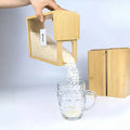 Food Condiment Dispenser Transparent Sliding Lid Kitchen Storage Tank Qme Default Title