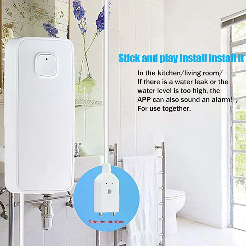 Wifi Water Leakage Sensor Leak Detector Flood Smart Life Home Safety Qme Default Title