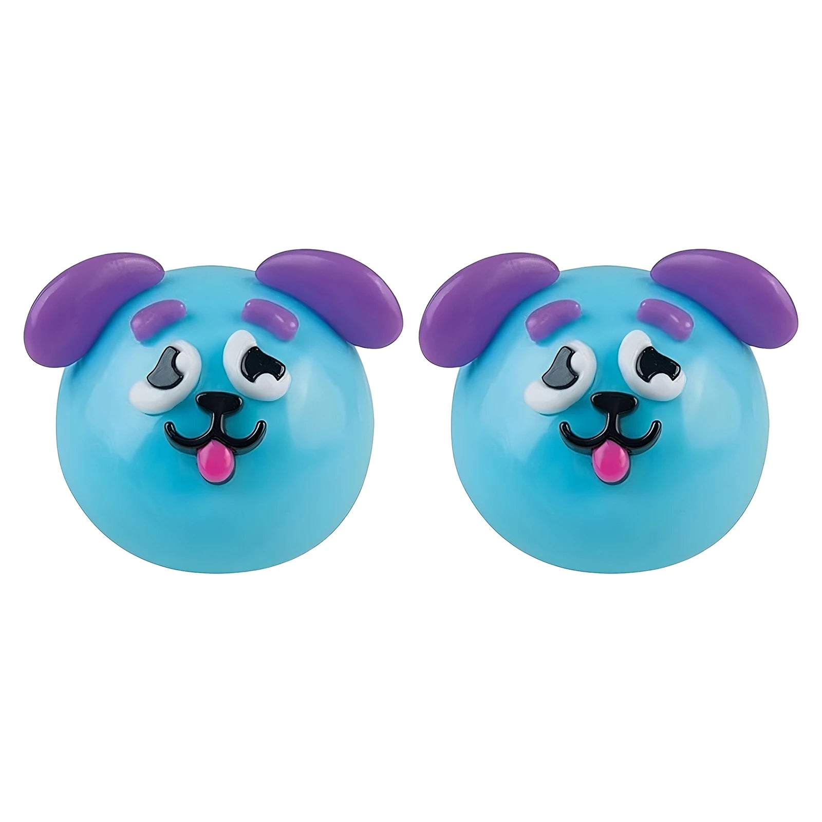 2026 Dog Face Swap Squeeze Toy Curiosities Dog Face Swap Squeeze Toy Soft Moldable Cute Slow Rise Squeeze Toy Adult Fun Gifts ﻿ Qme Blue 2Pcs