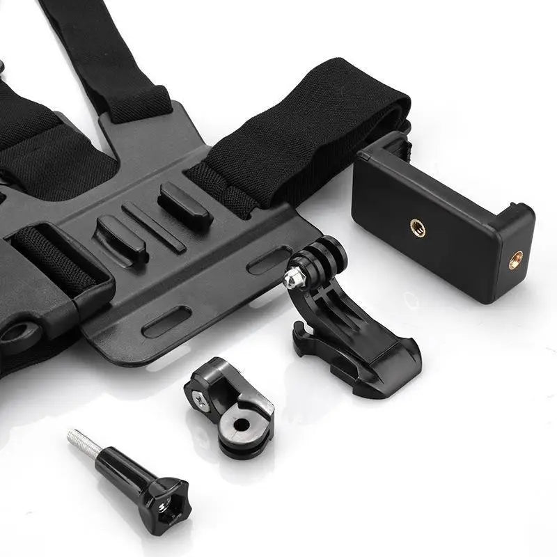 Adjustable Chest Phone Mount Straps Perfect Vlogging Qme
