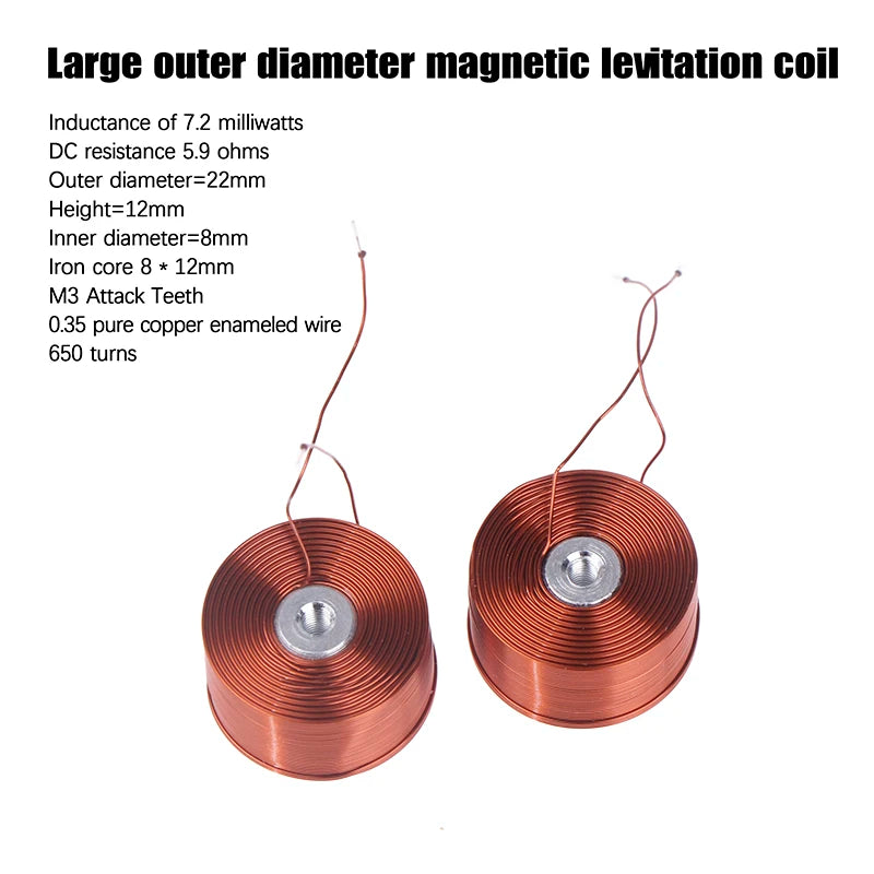 Copper Coil 22 Fitting DIY Accessories Magnetic Levitation Qme